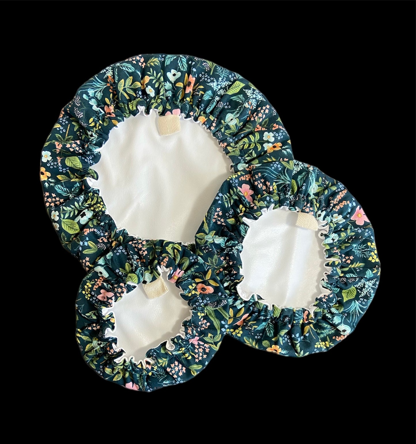 Reusable Bowl Cover (Amalfi teal fabric)